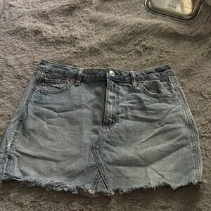 American Eagle Outfitters Blue A-line Mini Skirt